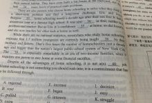 自考英语（二）题型大解析——完形补文篇-首页